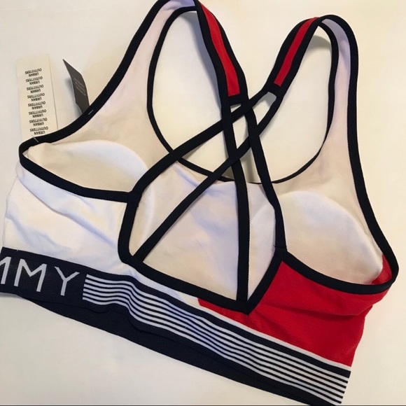 Tommy Hilfiger Crossback Seamless Sports Bra Med - Picture 5 of 8